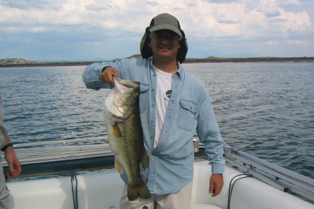 Fishing time at the lake