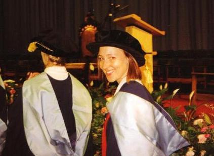 Getting my doctorate (who'd have guessed!) July 2003