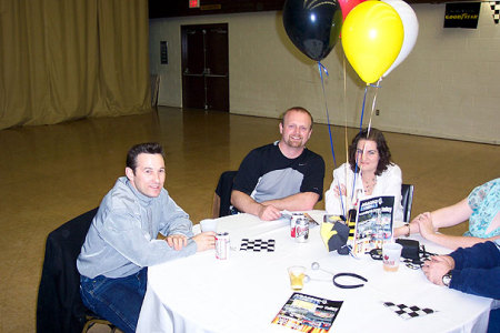 Me as MC at racing awards banquet