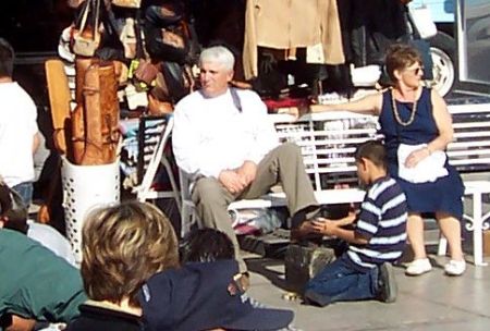 MEXICAN SHOE SHINE $1.00