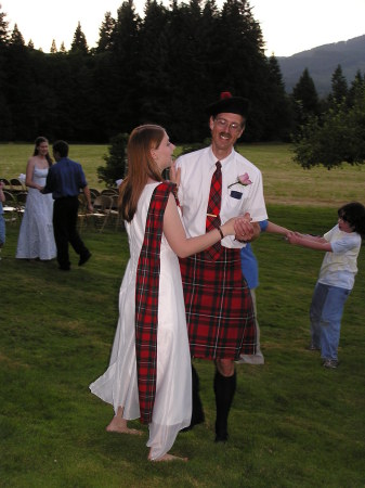 Jamie and daughter Liz at her July '05 wedding