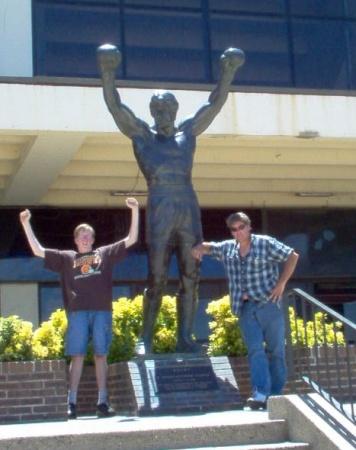 Found Rocky other end of Philly