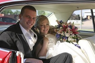 Newly weds in Sean's dads GTO