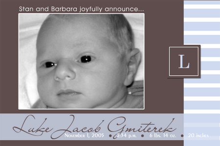 Luke Jacob Gmiterek Born November 1, 2005