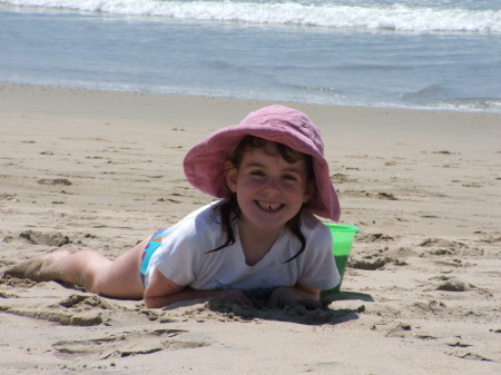 Mackenzie at the beach