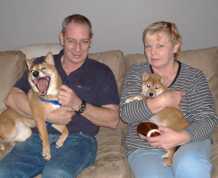 Dad & Sarah, Mom & Yoshi.
