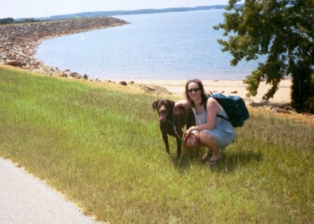 Me and Nugget at Lake Hartwell,SC