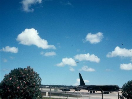 Kadena Air Base Okinawa 1/1972-1/1973  (B52 ready for another mission to Vietnam.)