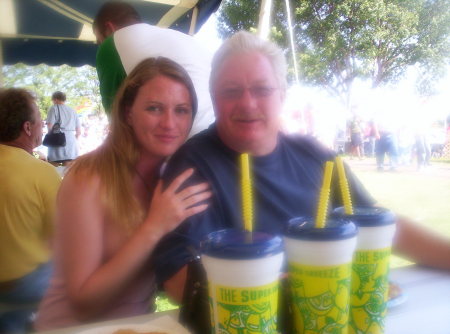 Dad and me at Riverboat Days 2004