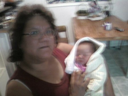 Me and my new granddaughter