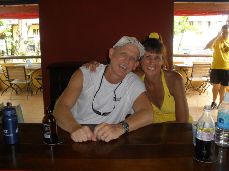 Me and Sandy in Jamaica