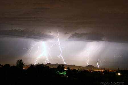 Lighting Over Sutter Buttes