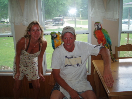 friends holding my birds