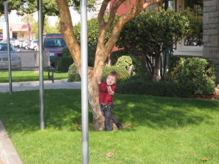 Elijah, our first grandchild, at 2 years olc