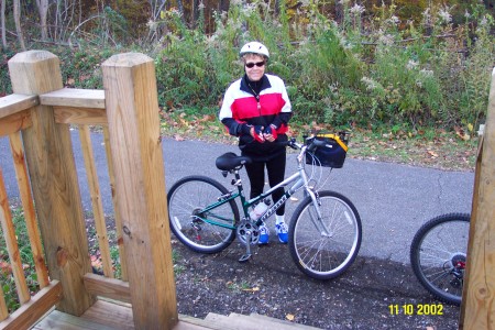 Me & Nikki biking