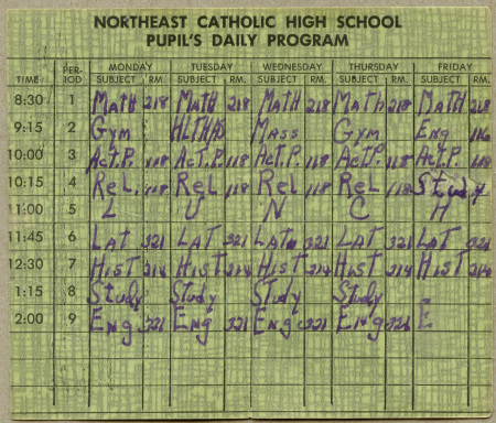 Edward Gavin's album, North Catholic Class of 1959