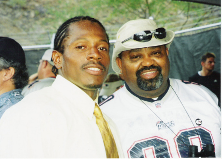 With former NE Patriots legend, Troy Brown