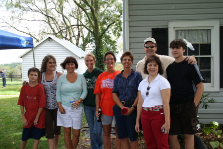 Classmates and family members