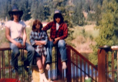 Camping on saltspring-Dan Sheas cabin 1977-78 Summer