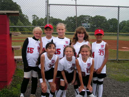 Haley and her all star softball team 2005