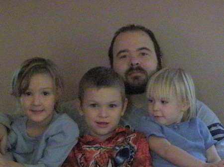 my hubby and three of my wee ones