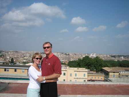 Teri and Chip on a recent vacation in Rome