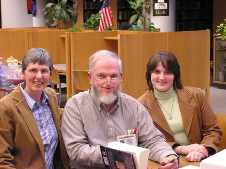 At Book Signing with Family