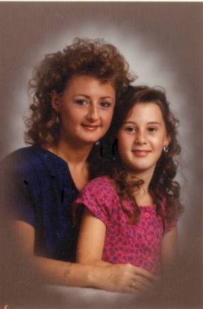 Barb &  Chantale, daughter - 1991