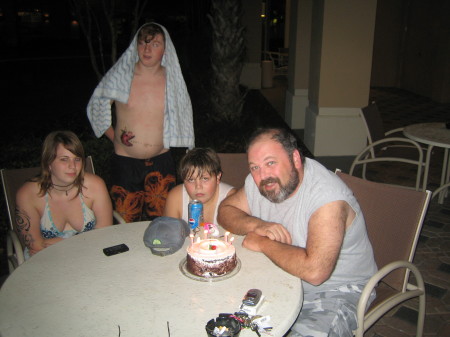 My birthday party in Orlando in 2006