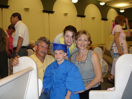 my family at chaces pre-k graduation 2005