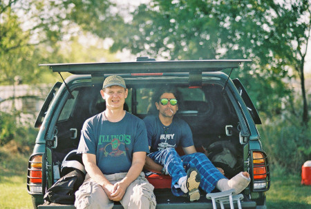 Martin and Louie at Whitewater Wisconsin