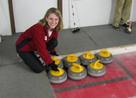 Jeff and I went to Midland to try out curling!