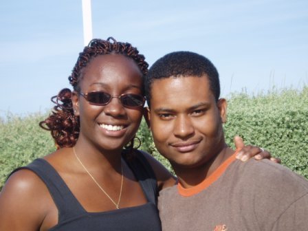 Me and my sister at Utah Beach in France