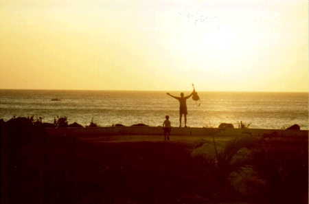 Sunset in St Maarten