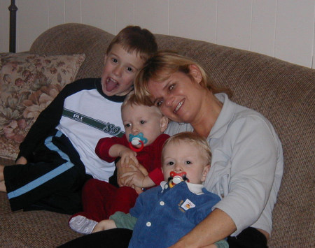 Mom and the boys