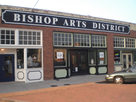 BISHOP ARTS DISTRICT in OAKCLIFF,TX