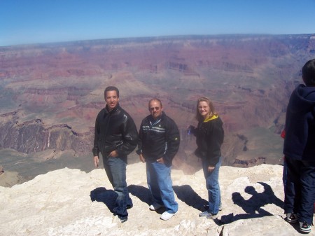 At the Grand Canyon with my wife and father-in-law