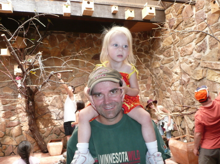 Playing at the Cheyenne Mountain zoo