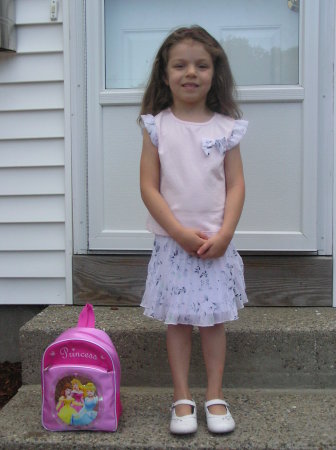 Ashley - First day of kindergarten