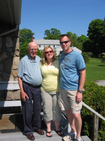 Dad, son Chris, daughter-in-law Rachel