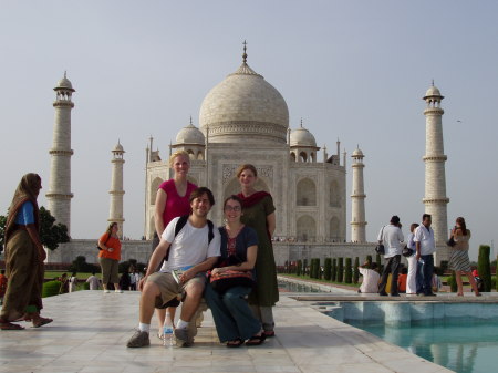 At the Taj Mahal in Aug. 05