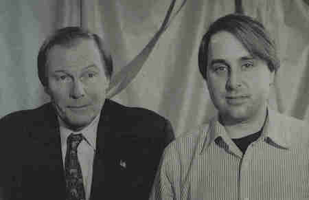 Adam West and Richard W. Haines