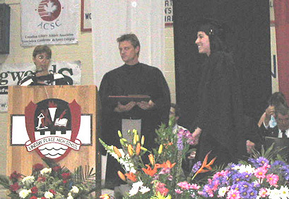Presenting the very first LPHS Alumni Award June 2 2005