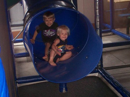 Grandsons Jaeden and Skylar