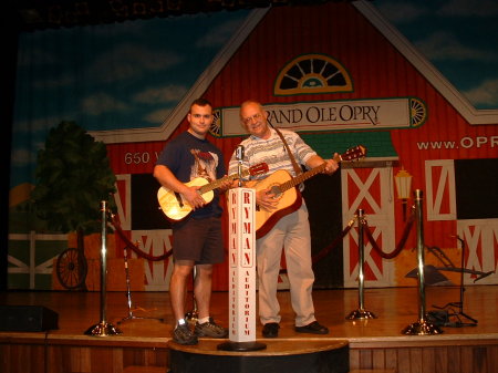 My first performance on the Grand Ole Opry