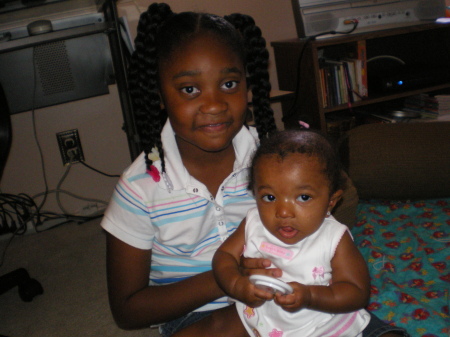 my daughter and niece Jaida