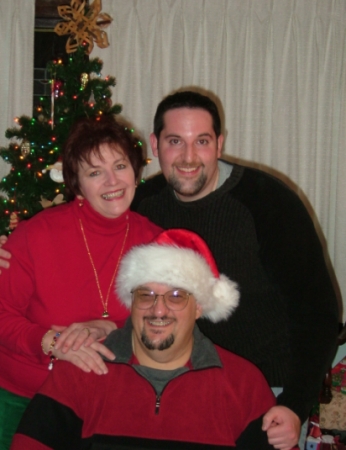 lou, son, wife christmas 2004