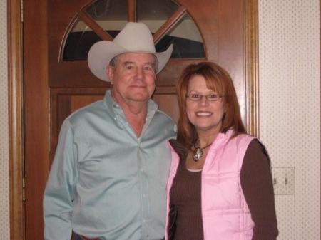 Dad and Cindy, Christmas 2007