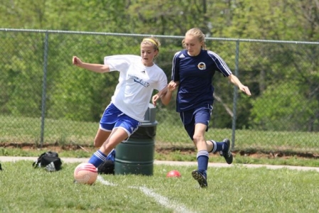 Morgan Playing for the Nelson Elite Strikers