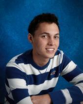 my son, Anthony' senior picture